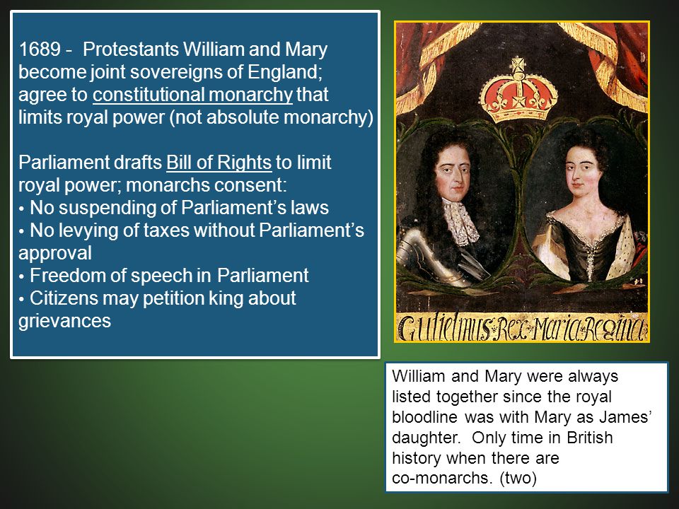 parliament triumphs in england quizlet